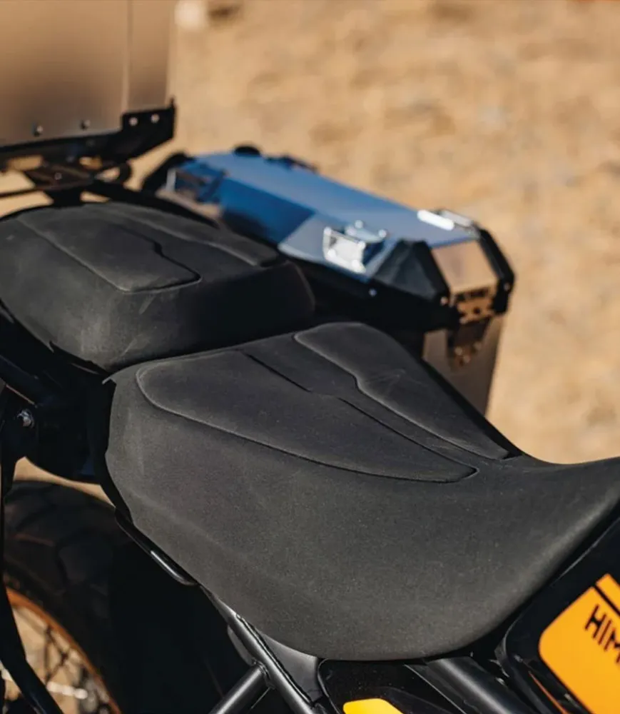 Selle de Moto Confort passager pour Himalayan 450 - Noir