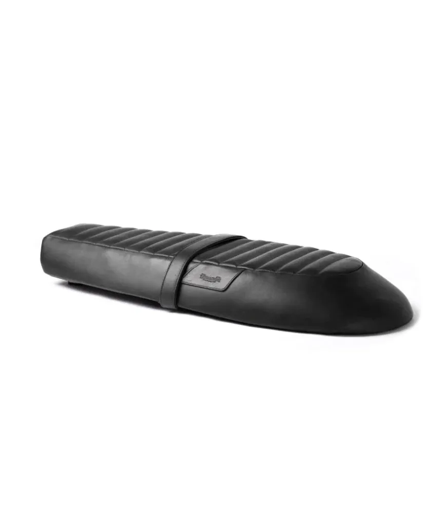 Selle de Moto pour Interceptor / GT 650 en cuir noir