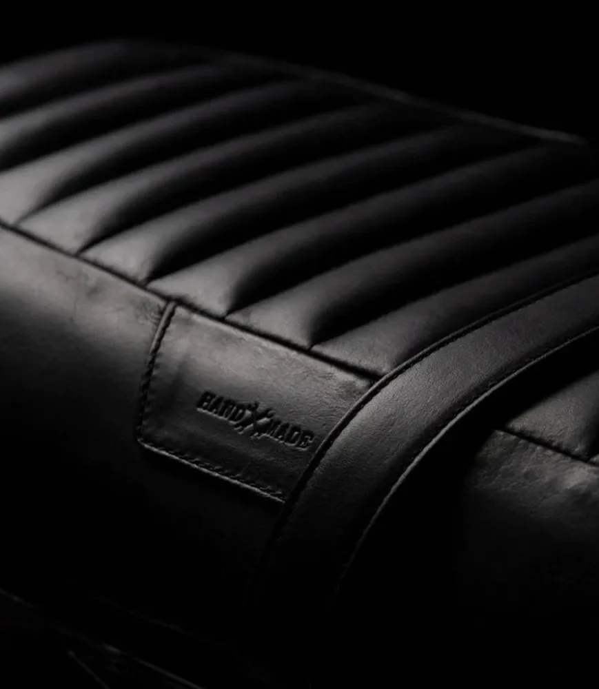 Selle de Moto pour Interceptor / GT 650 en cuir noir