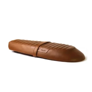 Selle de Moto pour Interceptor / GT 650 en cuir marron Vintage Tan