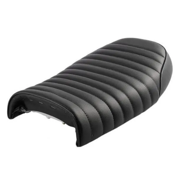 Selle moto scrambler - noir classique