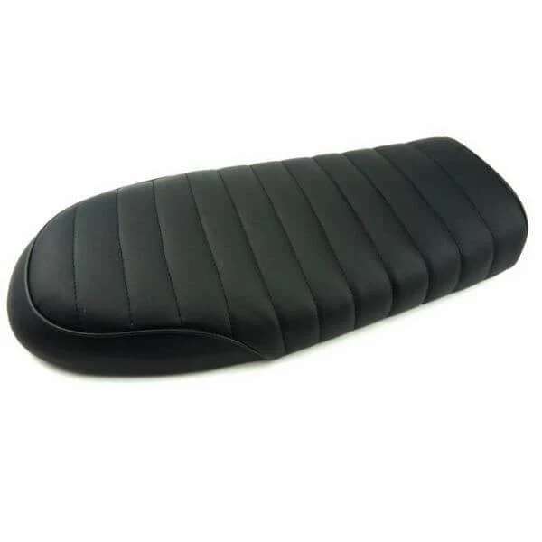 Selle moto scrambler - noir classique