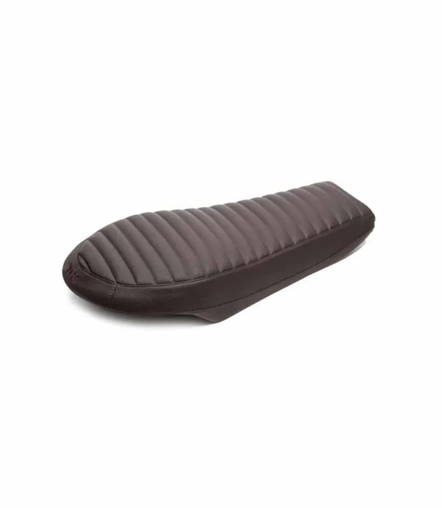 Selle de Moto Slim pour Ducati Scrambler 800 Marron à Rayures - Zard
