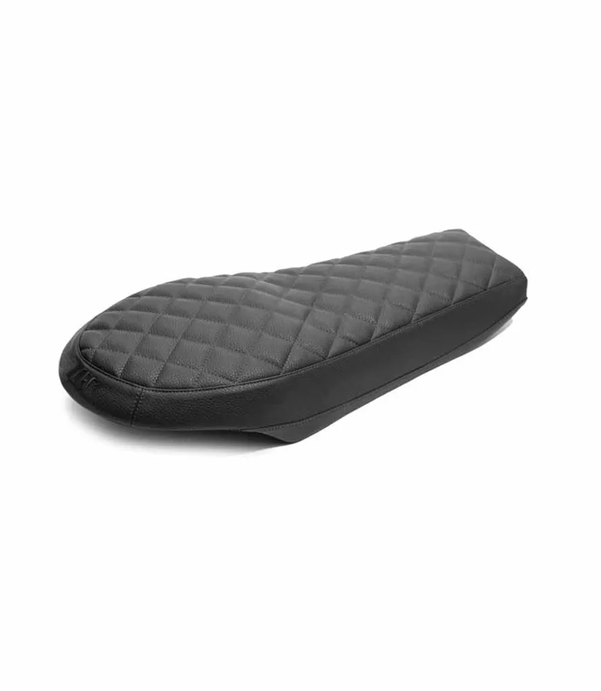 Selle de Moto Slim pour Ducati Scrambler 800 Noire à Losanges - Zard