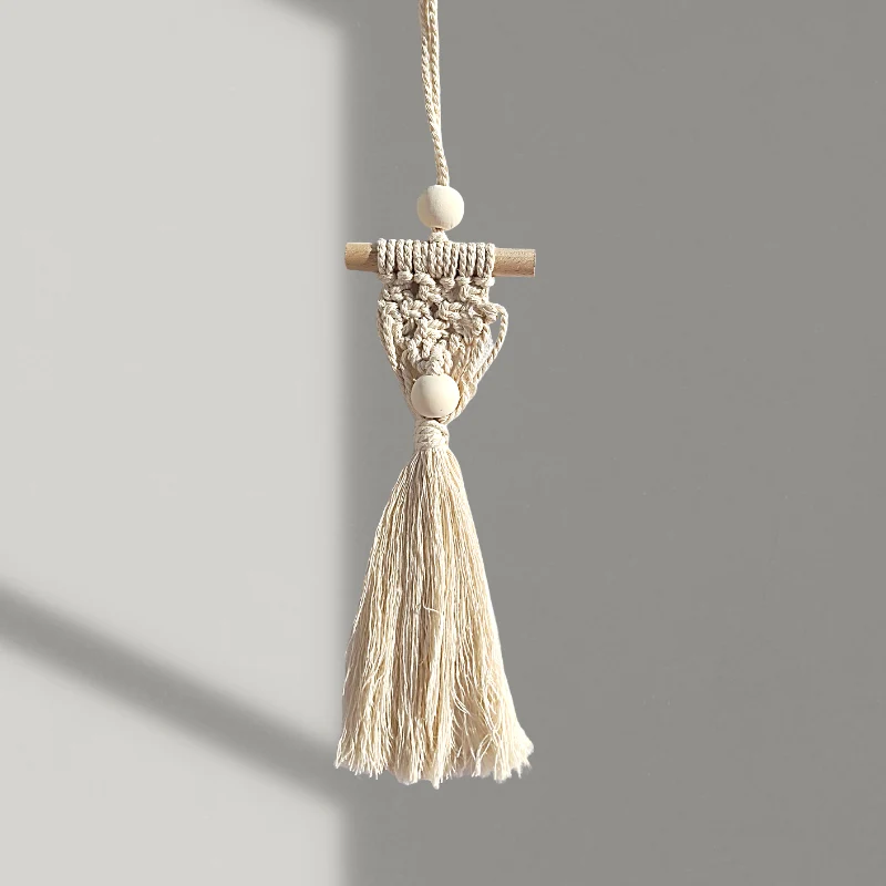 Diffuseur suspension en macramé pour voiture armoire ... fait main Sérénity Bougies