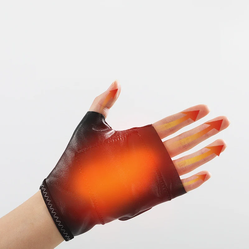 Gants Chauffants Intelligents – Demi-Doigts, Rechargeables | Confort Thermique pour l’Hiver & la Moto One Services Margo