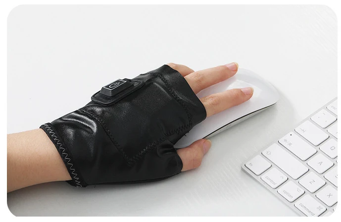 Gants Chauffants Intelligents – Demi-Doigts, Rechargeables | Confort Thermique pour l’Hiver & la Moto One Services Margo