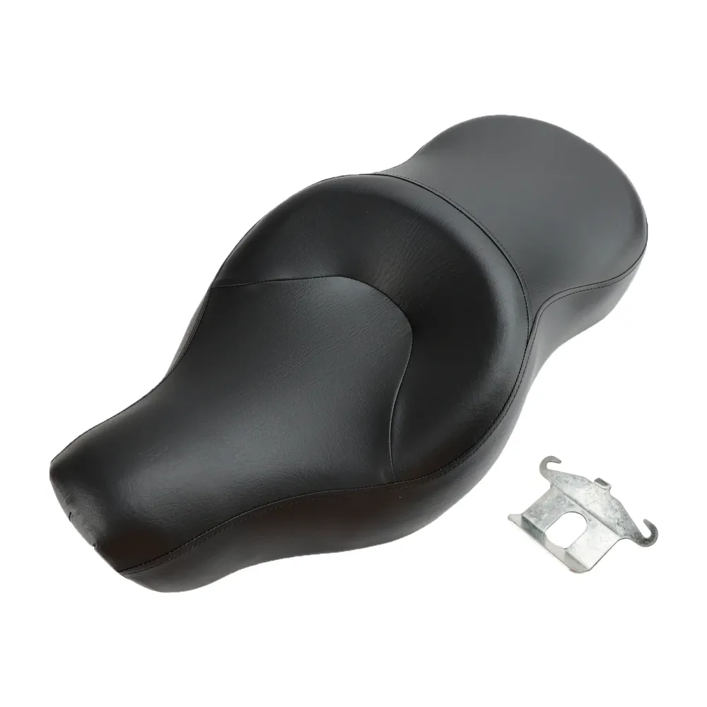 Siège conducteur noir pour moto Davidson XL 1200N Nightster 2 places (2007-2012).&Pacheteur pour cuir
