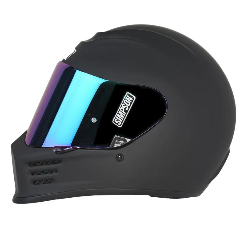Casque moto intégral - Speed noir mat Simpson