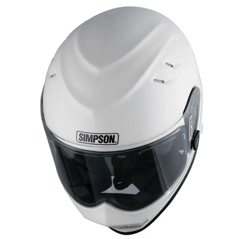 Casque moto intégral - Venom blanc Simpson