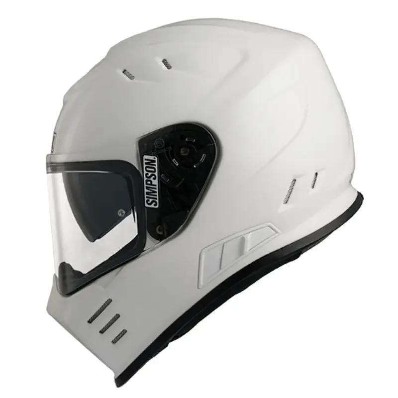 Casque moto intégral - Venom blanc Simpson