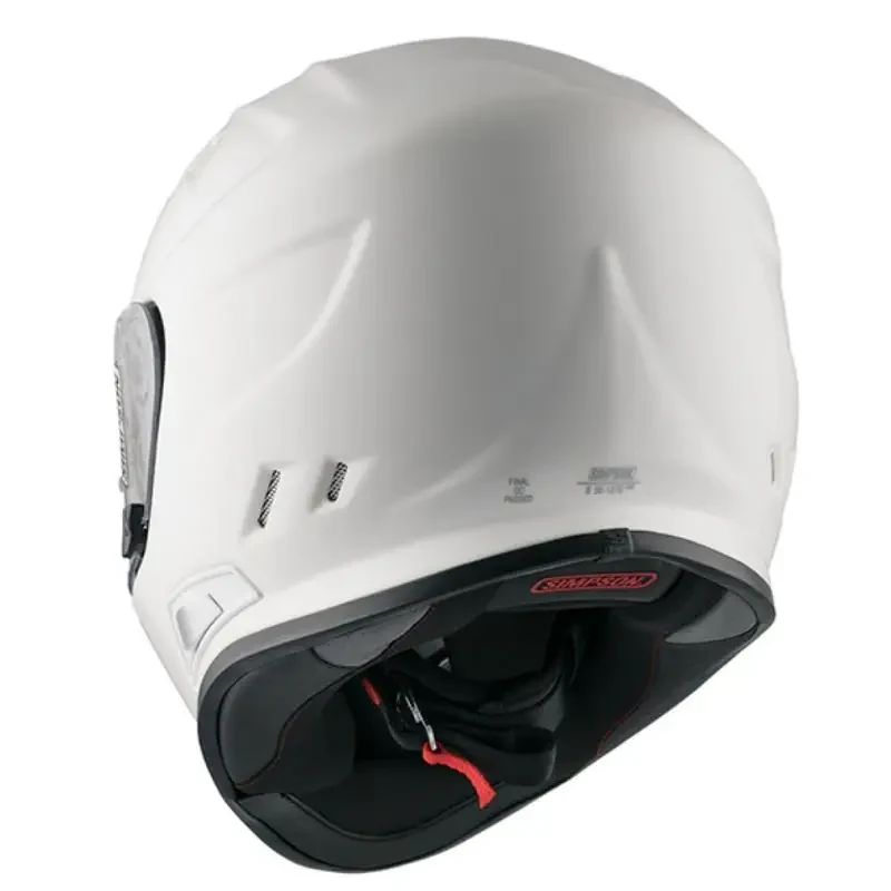 Casque moto intégral - Venom blanc Simpson