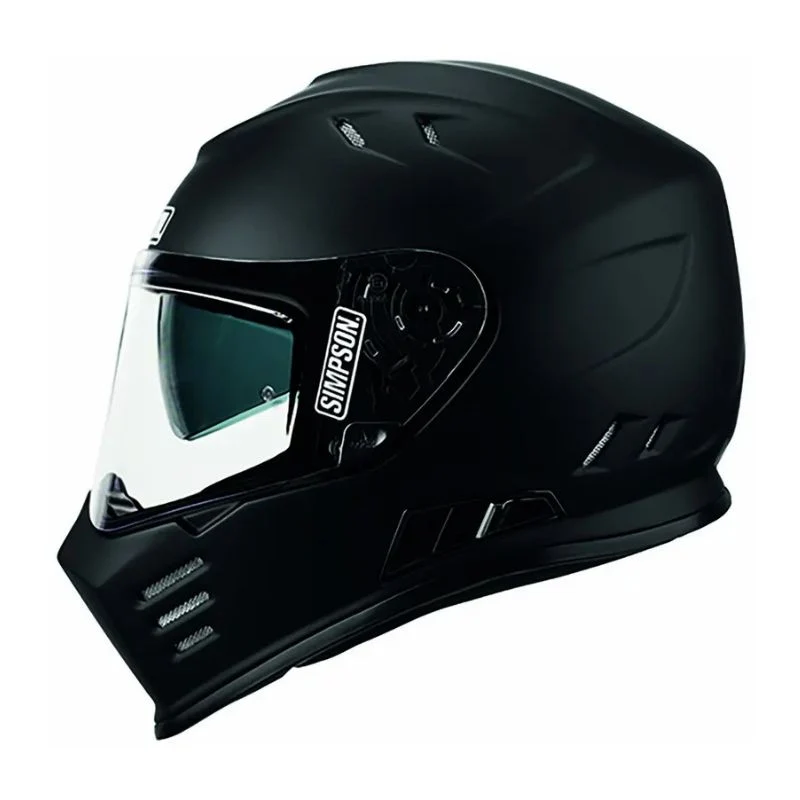 Casque moto intégral - Venom noir mat Simpson