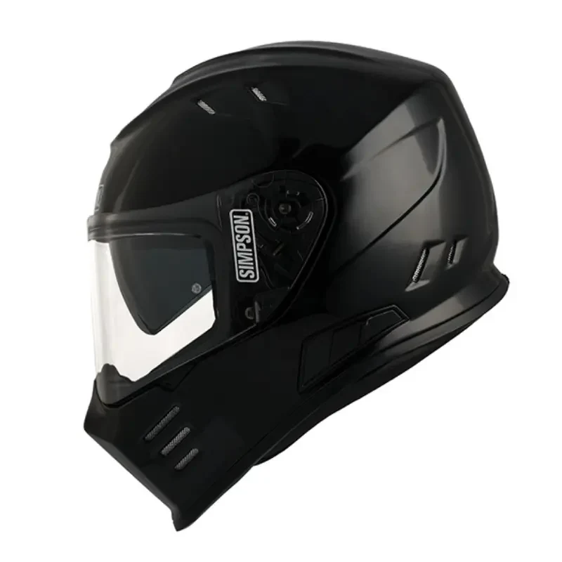 Casque moto intégral - Venom noir métallisé Simpson