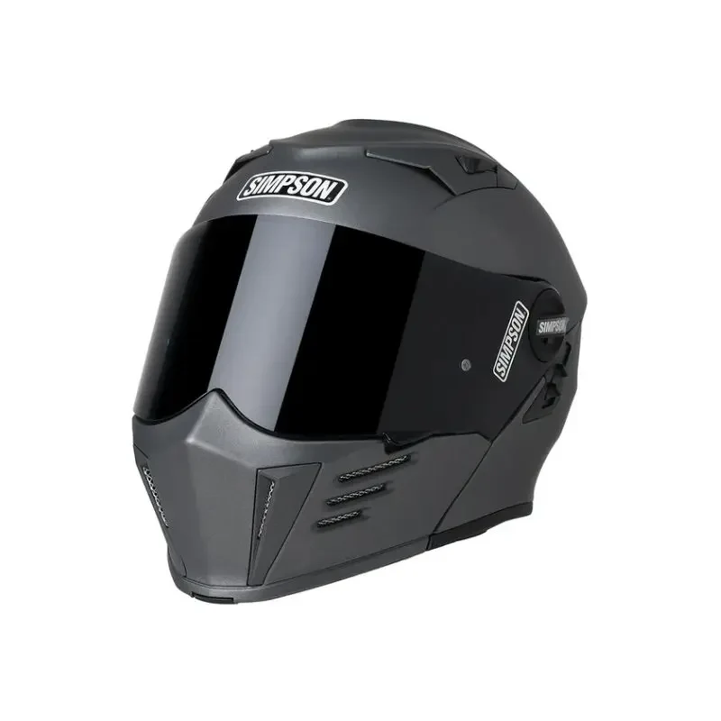 Casque moto modulable - Darksome gris Simpson