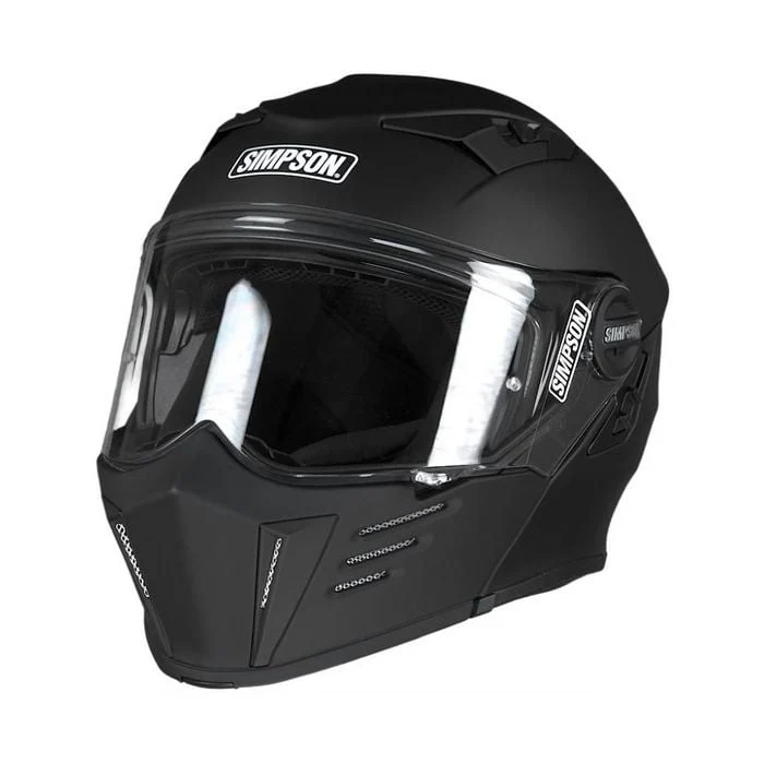 Casque moto modulable - Darksome noir mat Simpson