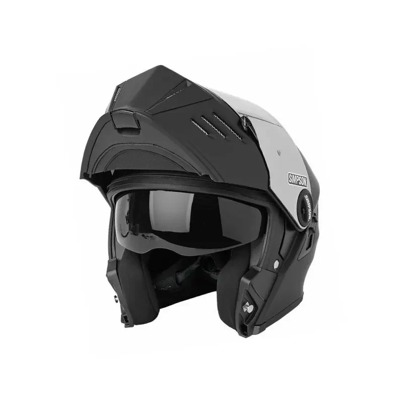 Casque moto modulable - Darksome noir mat Simpson