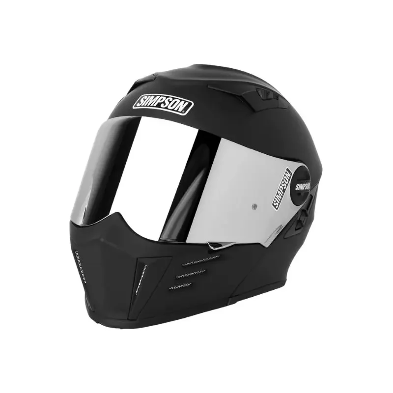 Casque moto modulable - Darksome noir mat Simpson