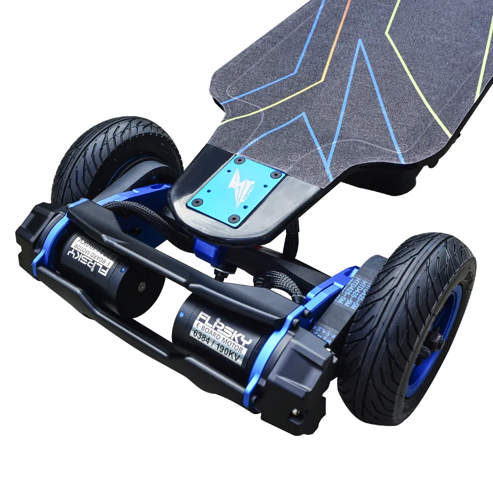 Skateboard électrique Flipsky double moteur et télécommande VX4