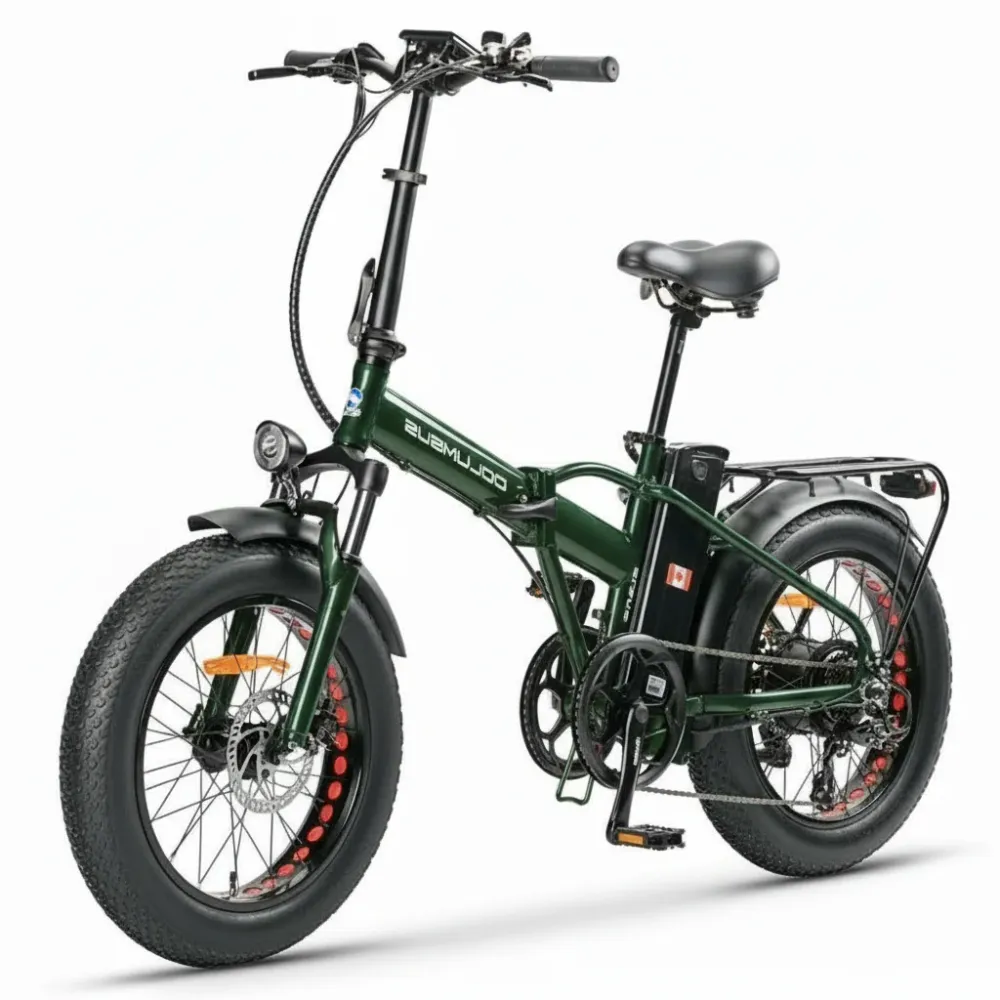 Slane, Colombus Plus Fat Tire, Vélo Électrique (48 Volts) (16Ah) (500 Watts) EN LIQUIDATION Green