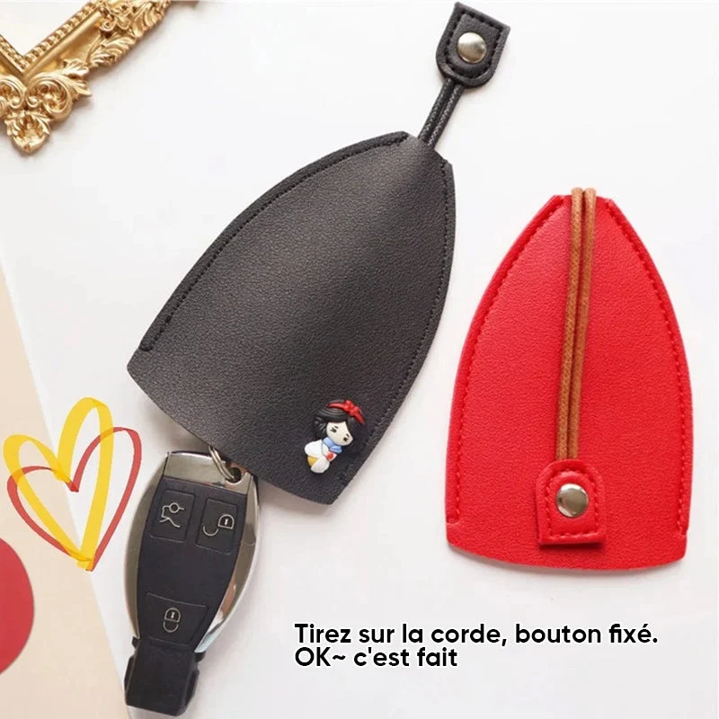 Couverture de cas de clé de voiture en cuir Lapin soleildore