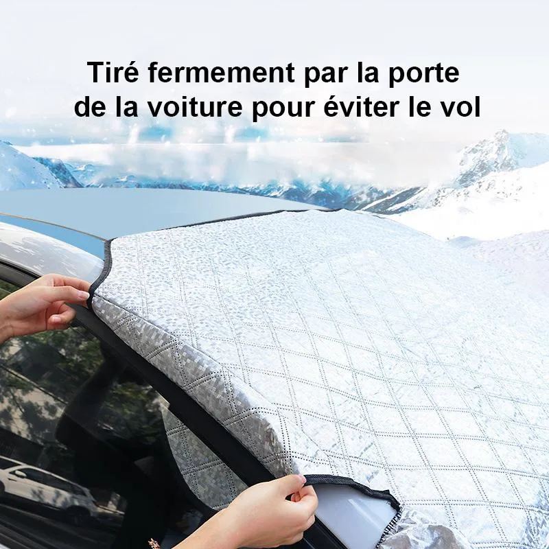 Couverture de Pare-brise de Voiture Magnétique Version soleildore