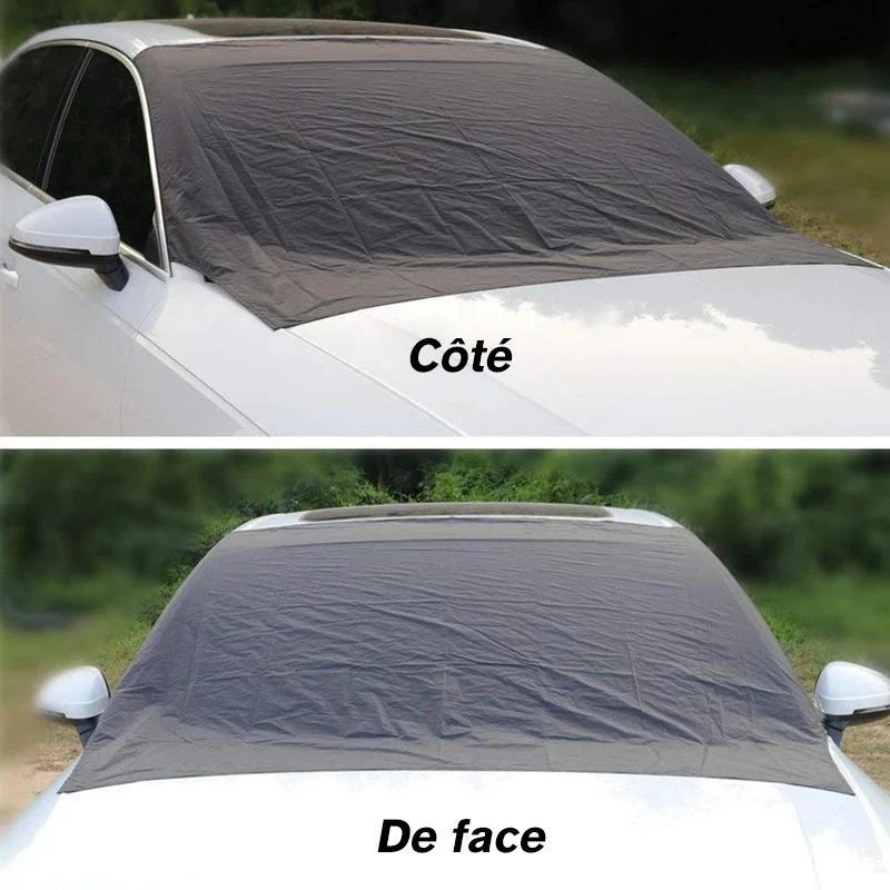 Couverture de Pare-brise de Voiture Magnétique Version soleildore