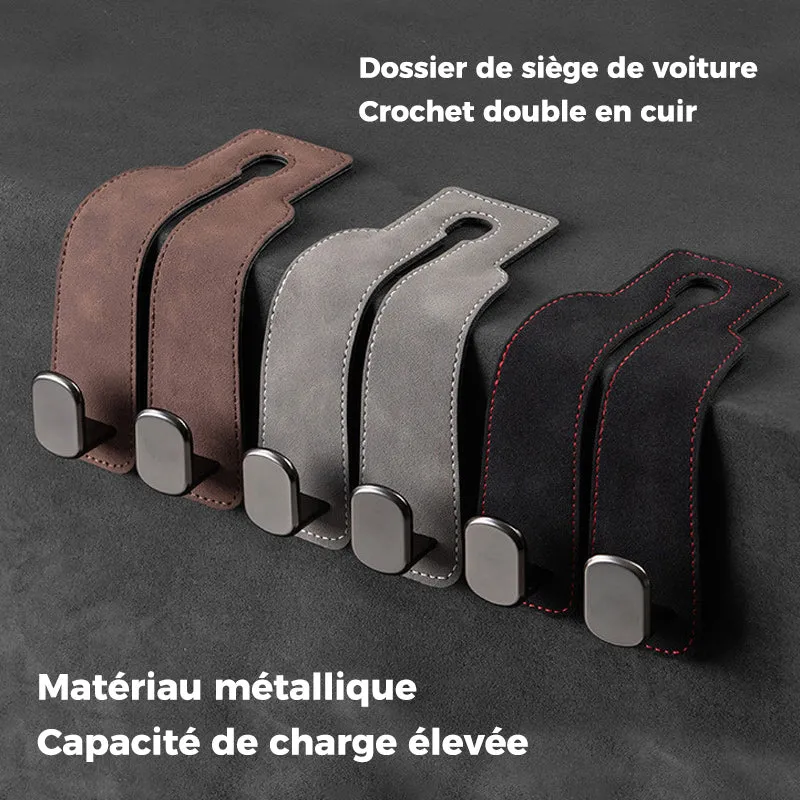 Crochet Double pour Dossier de Siège de Voiture soleildore