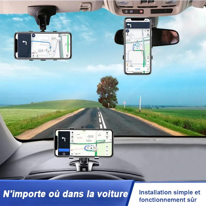 Support de Téléphone pour Tableau de Bord de Voiture soleildore