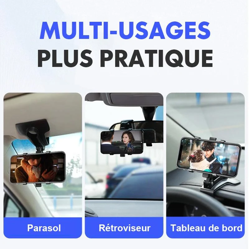 Support de Téléphone pour Tableau de Bord de Voiture soleildore