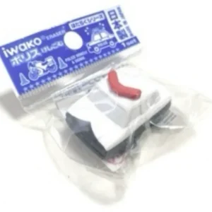 Gomme voiture de police Iwako Sosa Shopping