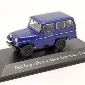 Voiture miniature IKA Jeep militaire Argentine 1964 – Bleue Sosa Shopping