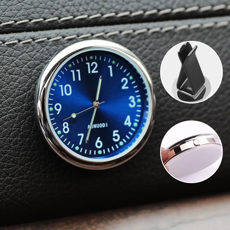 Mini horloge de voiture sousoleil