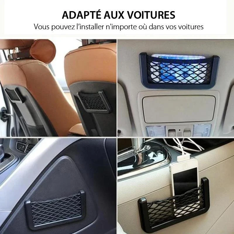 Poche de Rangement à Cordes pour Voiture sousoleil