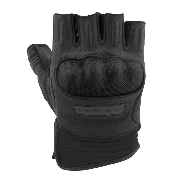 Gants de moto sans doigts Speed ​​and Strength pour hommes, ultra-résistants SPEED & STRENGTH