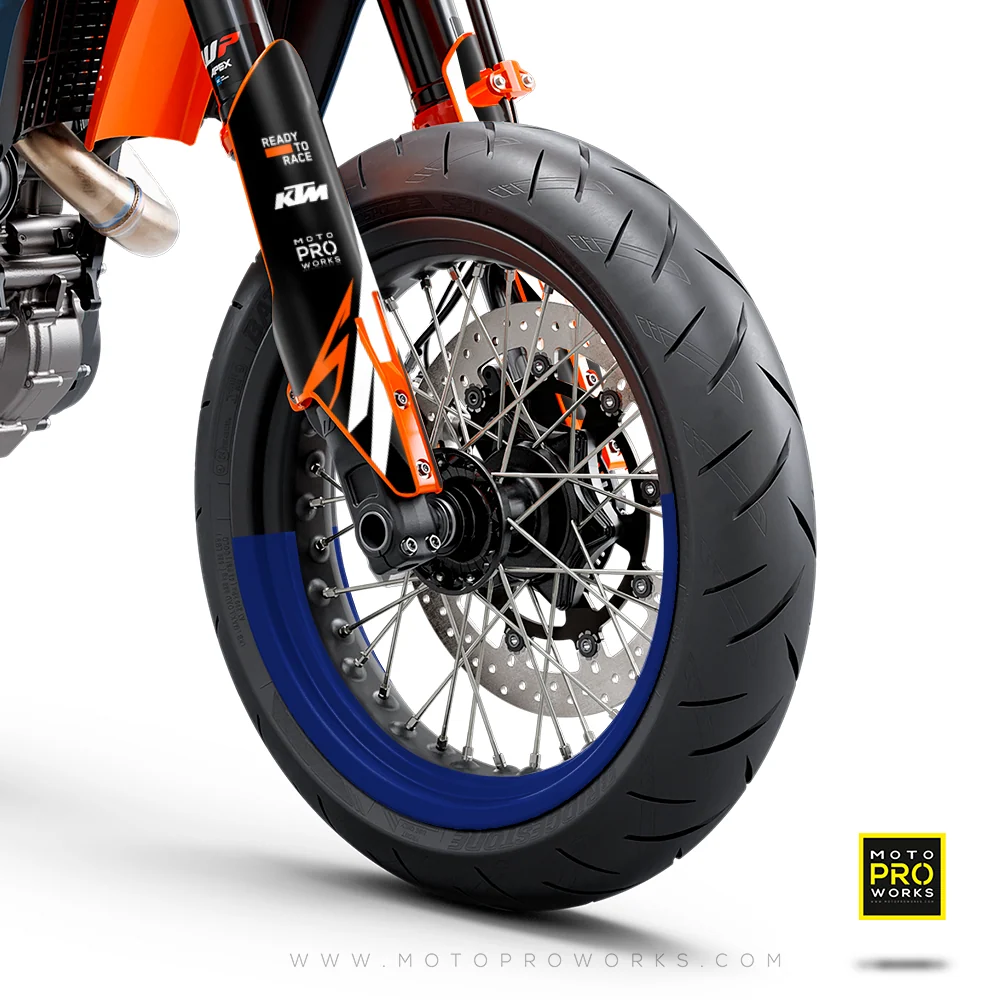Spokeless 50/50 - Supermoto Stickers jante moto