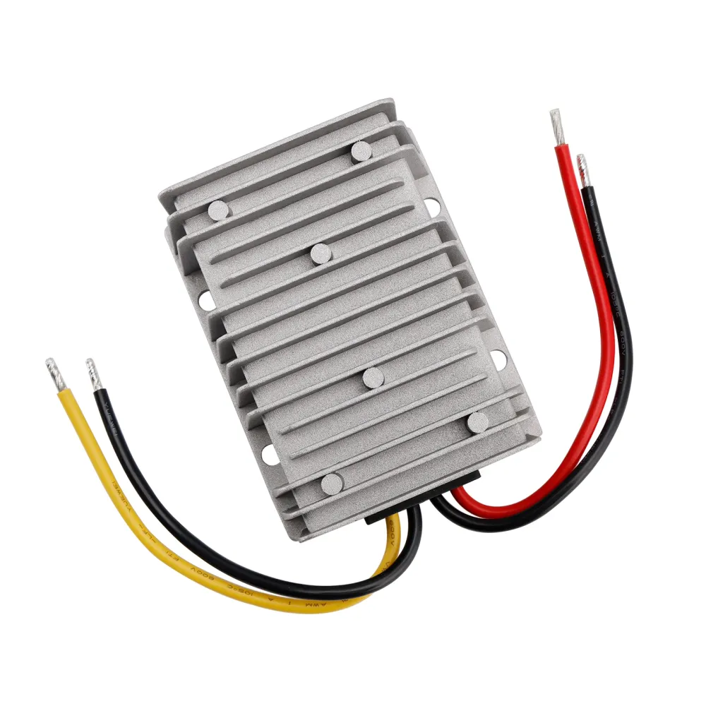 Stabilisateur de tension étanche DC 18-36V à DC 24V 12A, régulateur d'alimentation pour voiture
