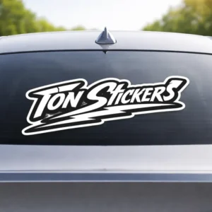 Sticker personnalisé voiture – Lettrage ou impression sans fond