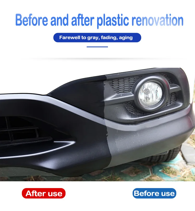 Spray rénovateur plastique de voiture Super Génie