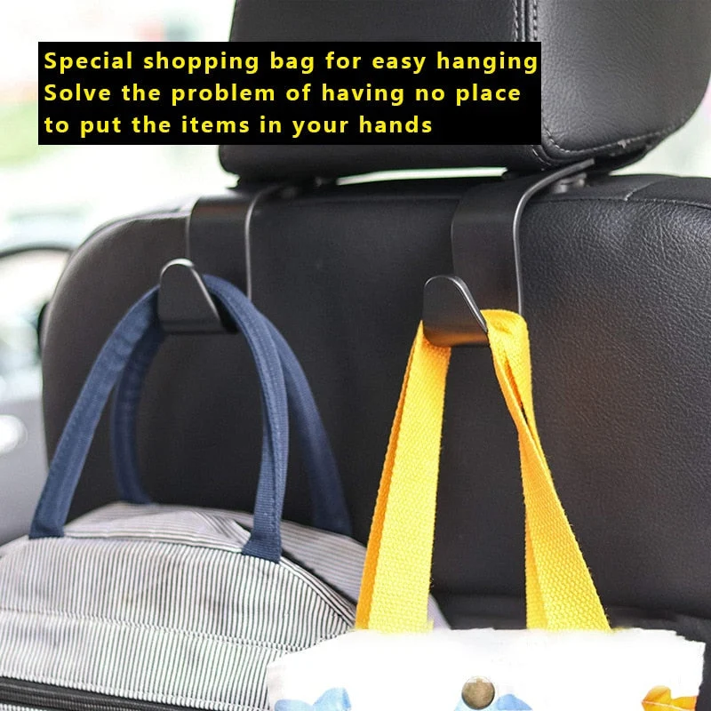 Lot de 4 Cochets de rangement pour voiture Supergénie