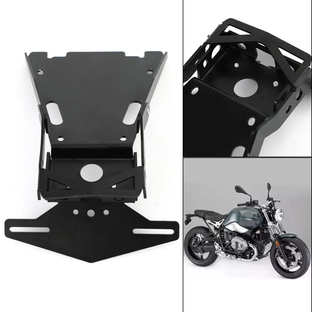 Support de cadre de support de plaque d'immatriculation de moto pour BMW R NINE T 2014 – 2018 (tous les modèles) générique