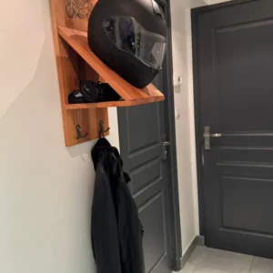 Support casque de moto