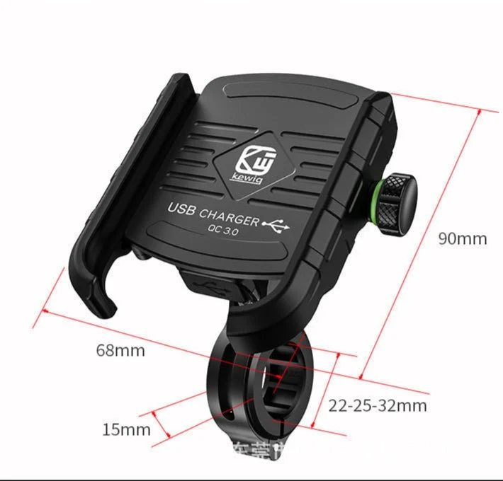 Support de Chargeur de Téléphone Moto - ChargeLink