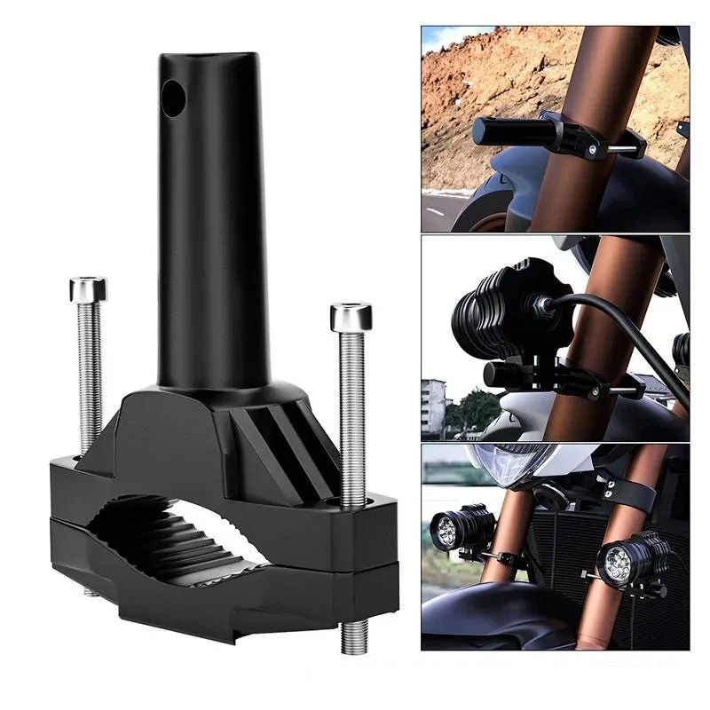 Support de fourche feux additionnels moto