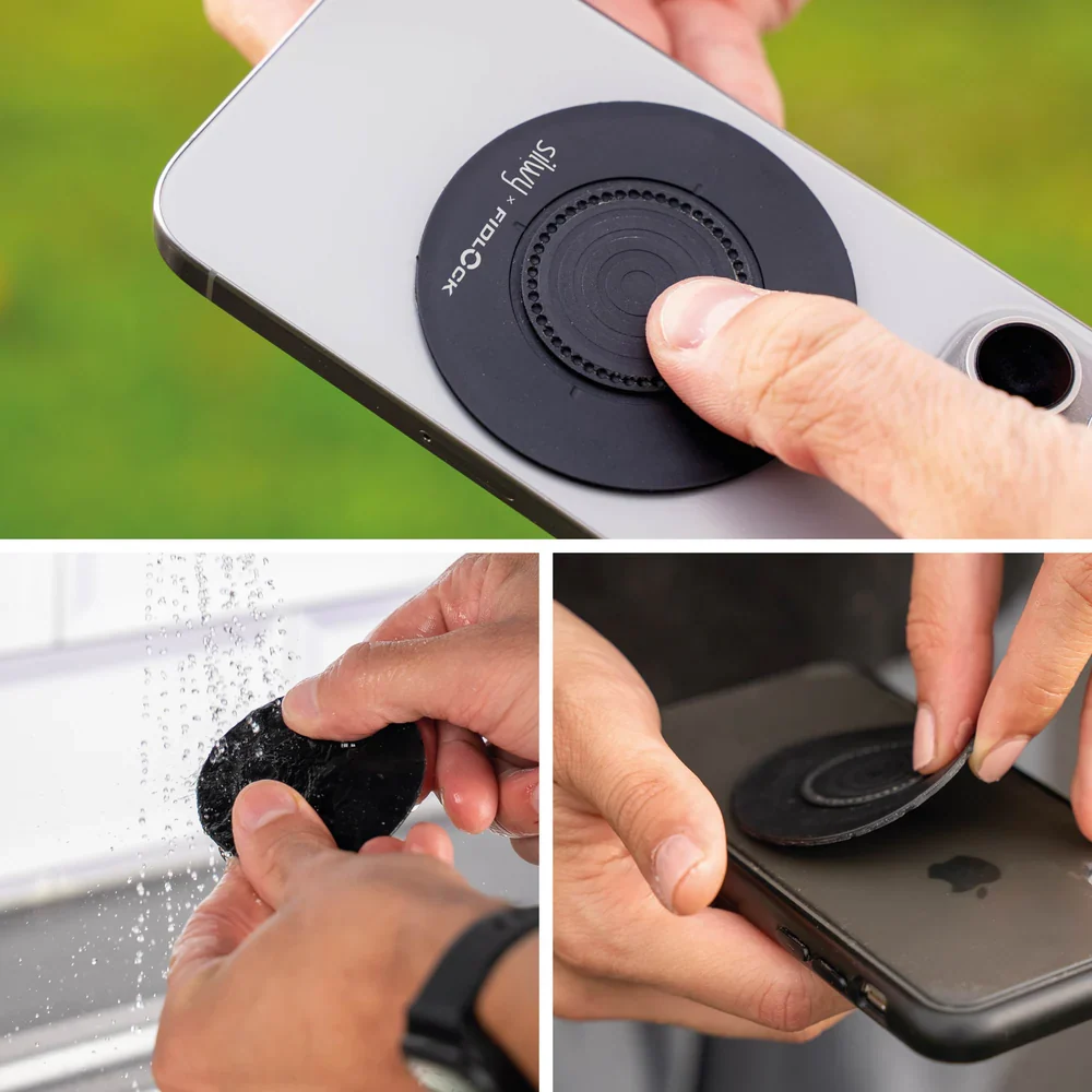 Support magnétique pour fixer ton téléphone dans la grille d'ération de la voiture - Silwy