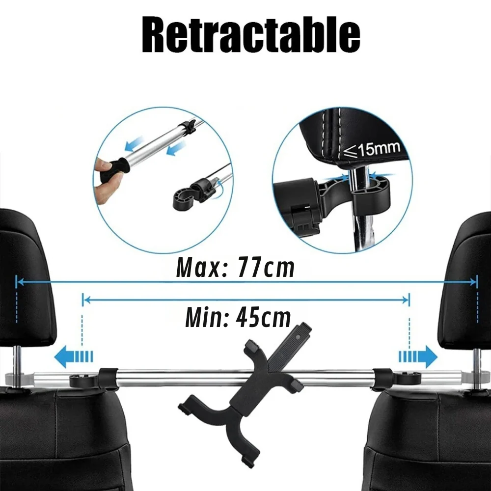 Support Tablette Voiture entre 2 Sièges | Qualité Assurée®