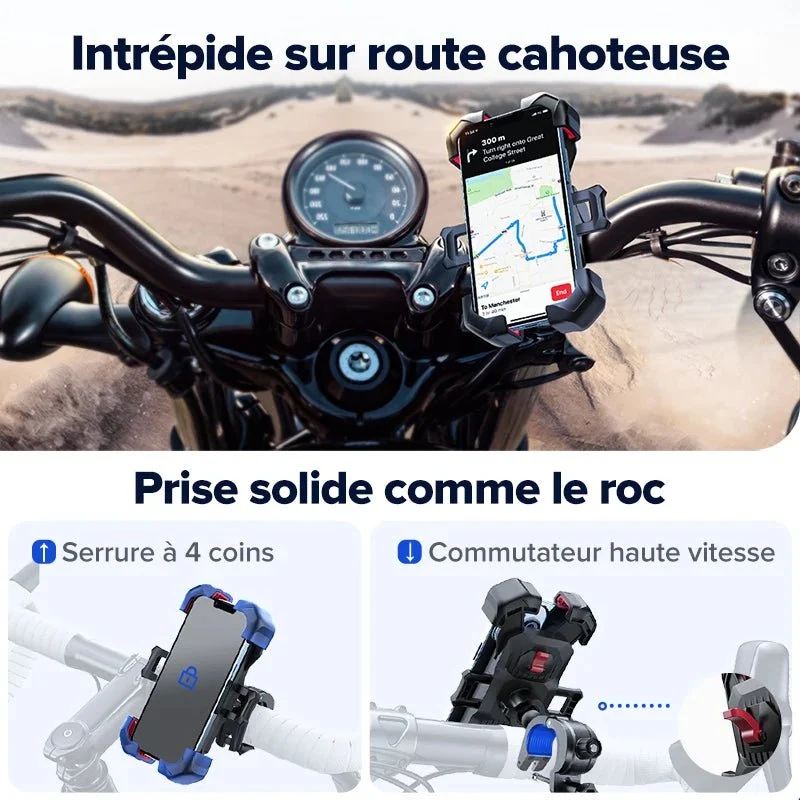 Support telephone moto cross