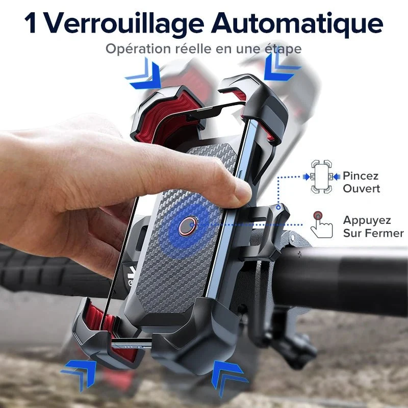 Support telephone moto cross