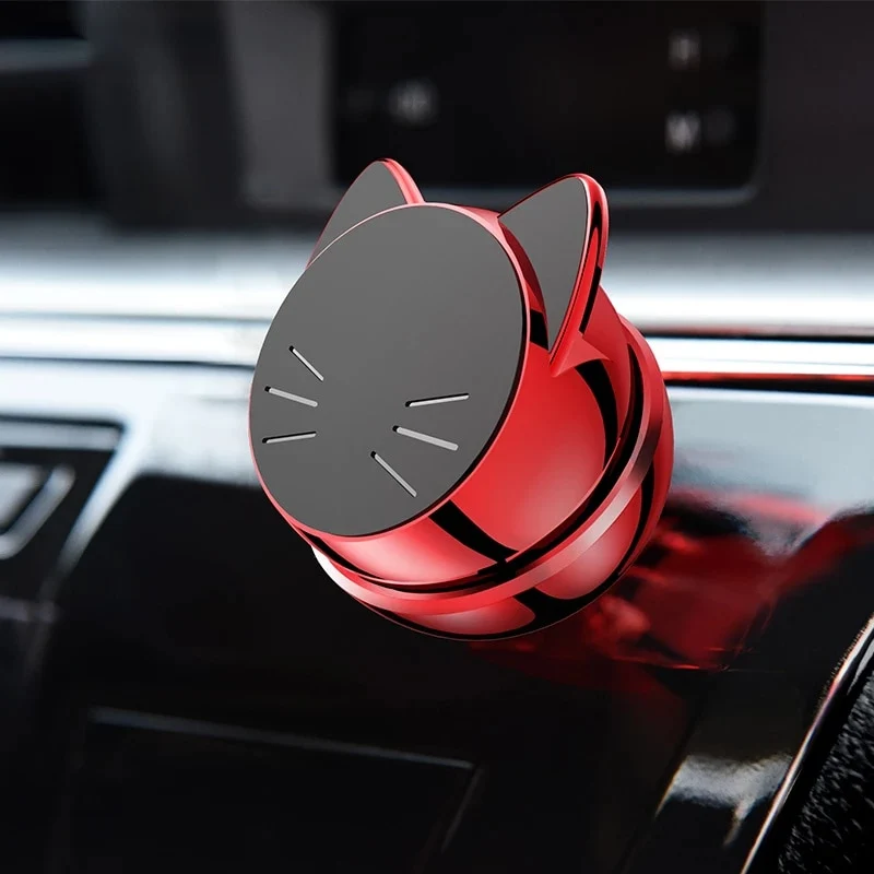 Support de téléphone chat magnétique pour voiture