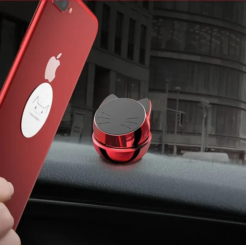 Support de téléphone chat magnétique pour voiture